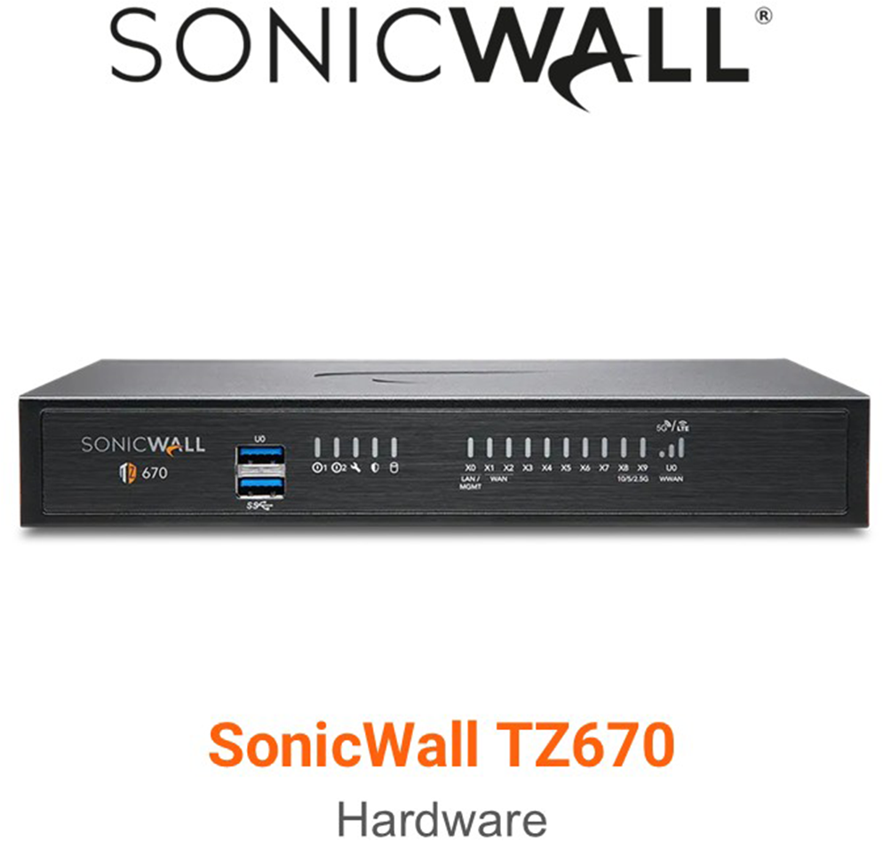 SonicWall TZ 670 High Availability Appliance