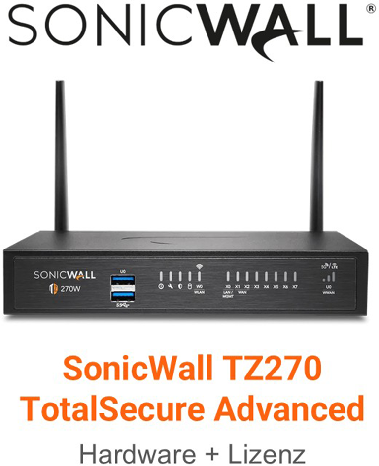 SonicWall TZ 270 TotalSecure Advanced Edition