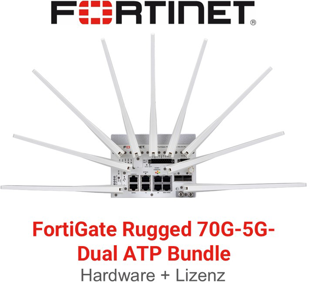 Fortinet FortiGateRugged-70G-5G-DUAL - ATP Bundle (Hardware + Lizenz)